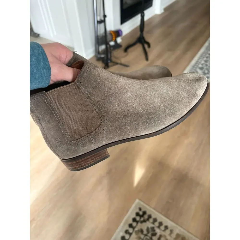 Frye Suede Ankle Pull on Chelsea Boots Women Size 7M